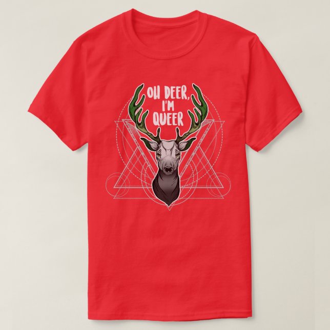 Aromc Oh Deer Im Que T-Shirt (Design vorne)