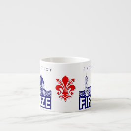 Aromen von Florenz, Italien Espressotasse