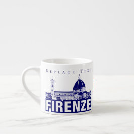 Aromen von Florenz, Italien Espressotasse