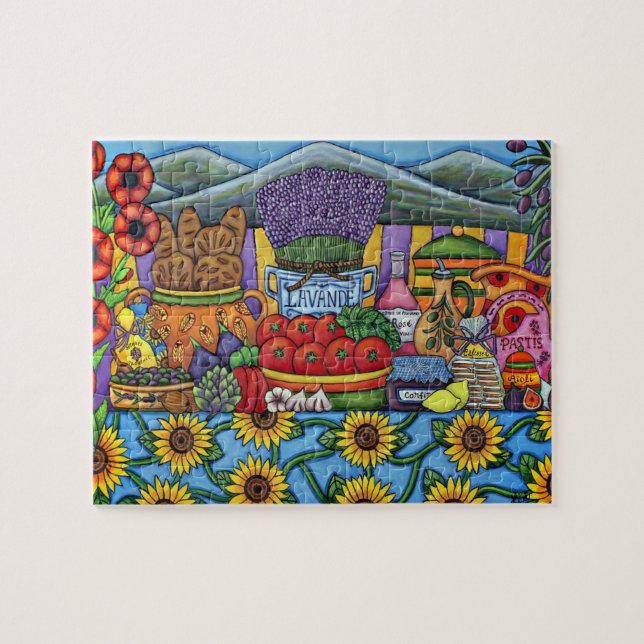 Aromen von Provence-Puzzlespiel durch Lisa Lorenz Puzzle (Horizontal)