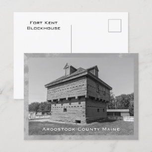 Aroostook Landkreis Maine Postkarte