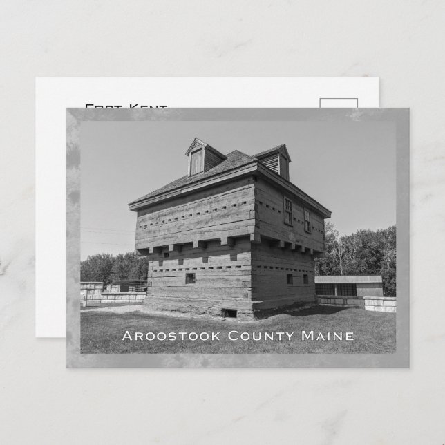 Aroostook Landkreis Maine Postkarte (Vorne/Hinten)