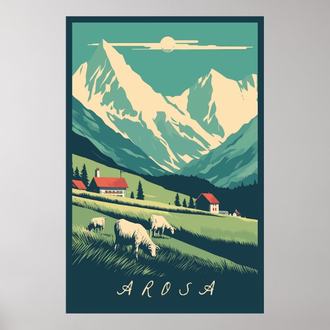 Arosa, Schweiz, Poster (Vorne)