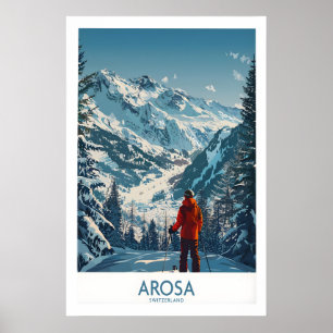 Arosa Wandkunst Druck Schweiz 1 Poster