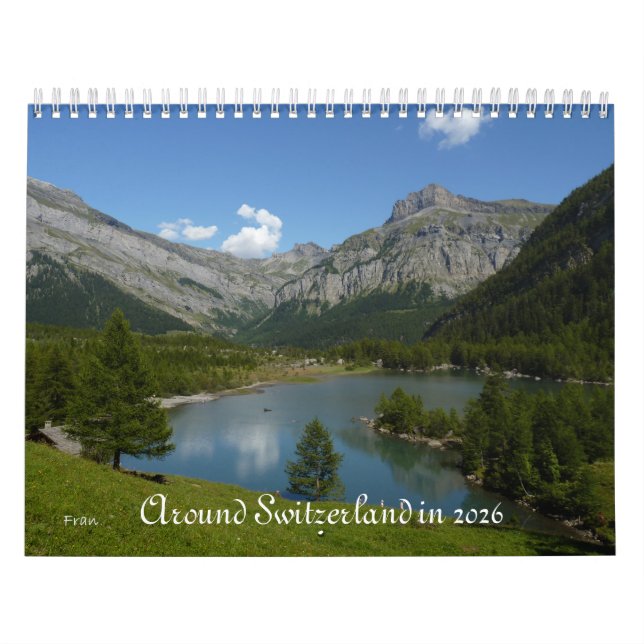 around Switzerland in 2026 Kalender (Titelbild)