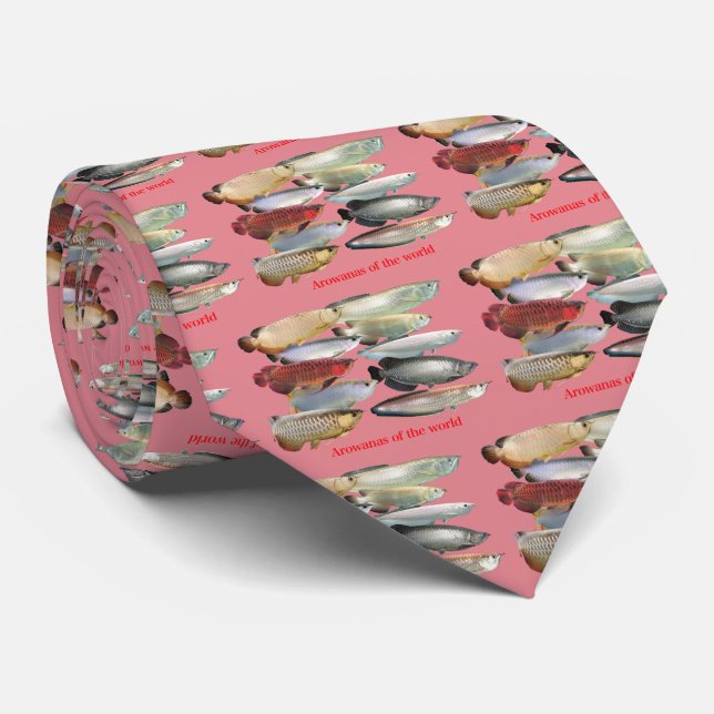 Arowanas Krawatte (Gerollt)