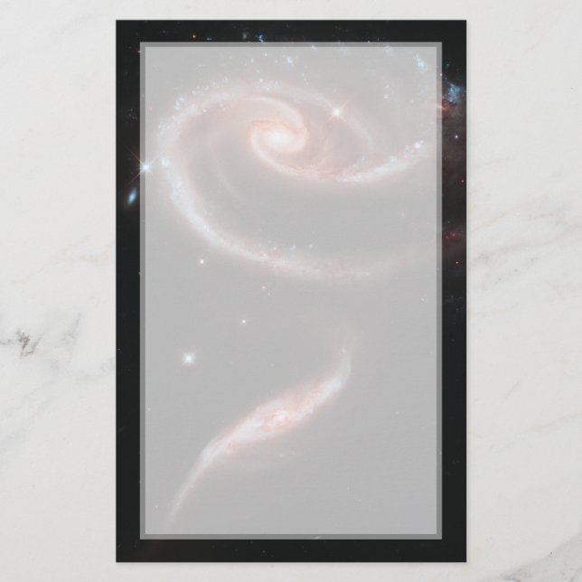 Arp 273 Galaxy Pair (Hubble Telescope) Briefpapier (Vorderseite)