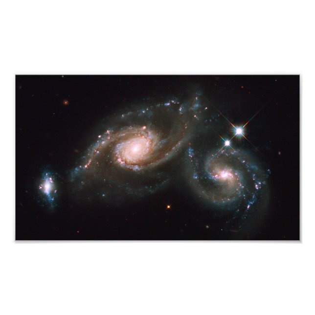 Arp 274 Galaxies NASA Space Fotodruck (Vorne)