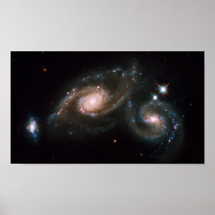 Arp 274 Galaxies NASA Space Poster