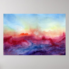Arpeggi Watercolor Art Print Poster