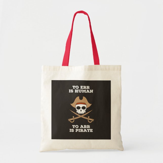 Arr mögen eine Piraten-Tasche Tragetasche (Vorne)