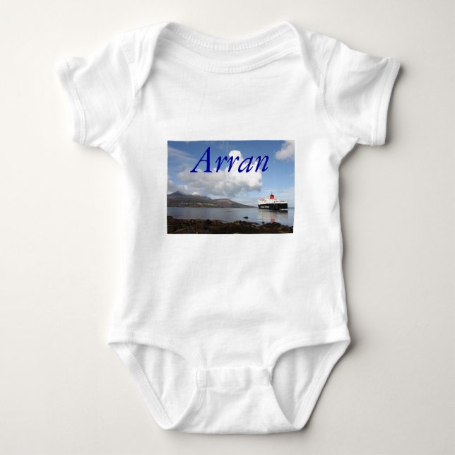 Arran, Schottland Baby Strampler (Vorderseite)