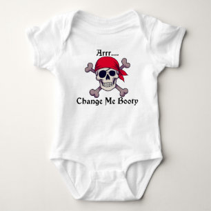 Arränder mich Booty Baby Bodysuit Einteiler