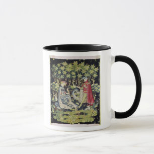 Arras-Tapisserie, Angebot des Herzens Tasse