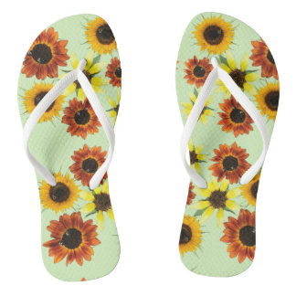 Array Farbige Sonnenblumen Blume FlipFlops
