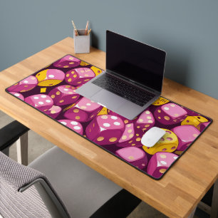 Array von Würfeln Desk Mat Schreibtischunterlage