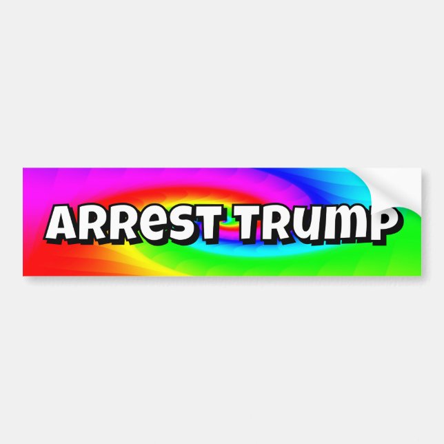 Arrest Trump (you may change the words) Autoaufkleber (Vorne)