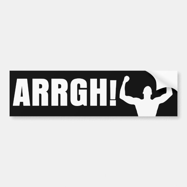 ARRGH! AUTOAUFKLEBER (Vorne)