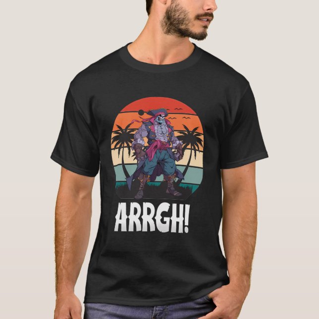 Arrgh Pirates Corsairs Pirates T-Shirt (Vorderseite)