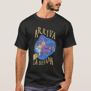 Arriva La Befana Italienisches Weihnachtsfest Buon T-Shirt