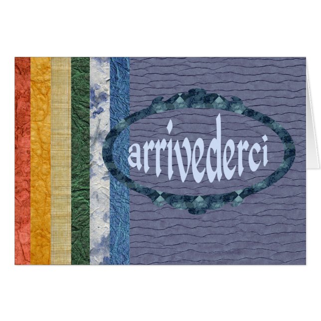 Arrivederci (Vorderseite (Horizontal))