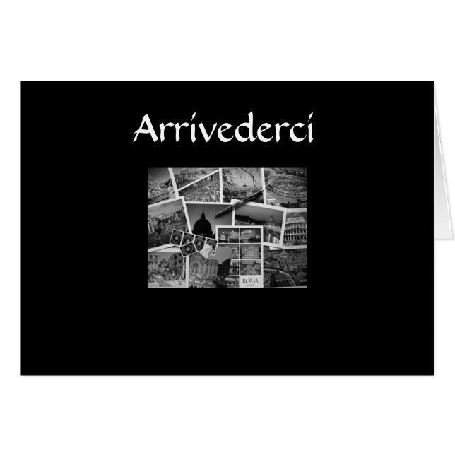 "ARRIVEDERCI, CIAO, BUON BIAGGIO" ITALIENISCHER ST (Vorderseite (Horizontal))
