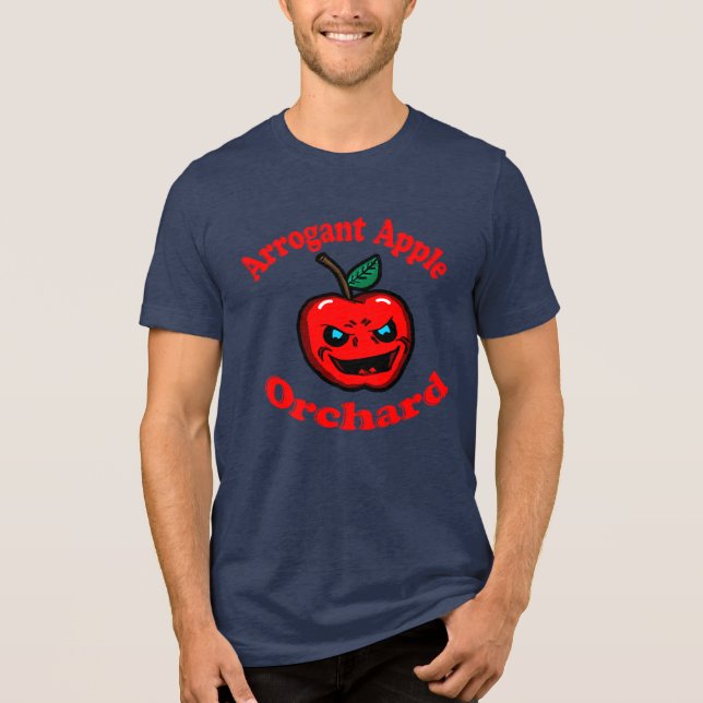 Arrogant Apple Orchard Tri-Blend Shirt (Vorderseite)