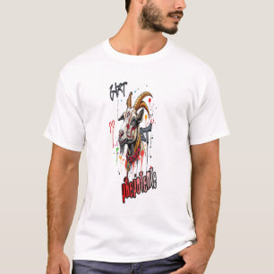 arrogante Graffiti-Kunst Anime cool neue Ziege T-Shirt