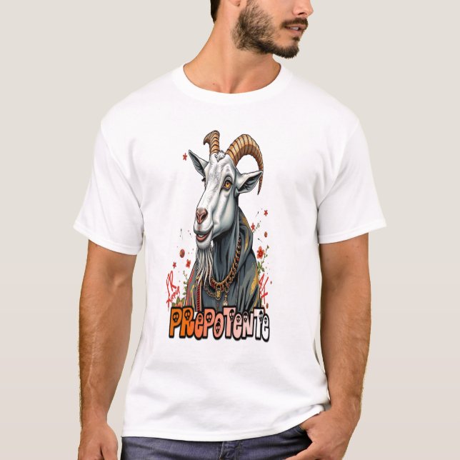 arrogante Graffiti-Kunst cool lustig T-Shirt (Vorderseite)