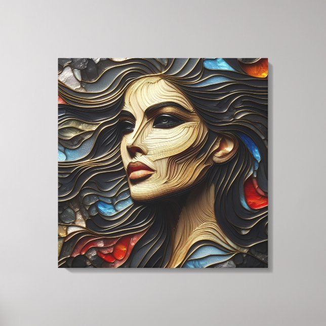 Arroganz enthüllt - AI wieder Leinwanddruck (Vorderseite)