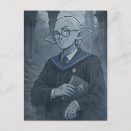 Arroganz / Professor / Universität Postkarte