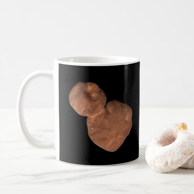 Arrokoth Kuiper Belt Object Kaffeetasse (Mit Donut)