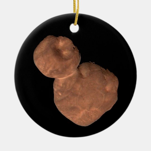 Arrokoth Kuiper Belt Object Keramik Ornament (Vorne)
