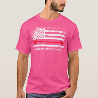 Arrow American Flag Archery Lover Bow Junting T-Shirt