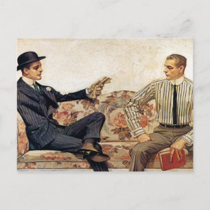 Arrow Collar Inserat, 1912 von Leyendecker Postkarte