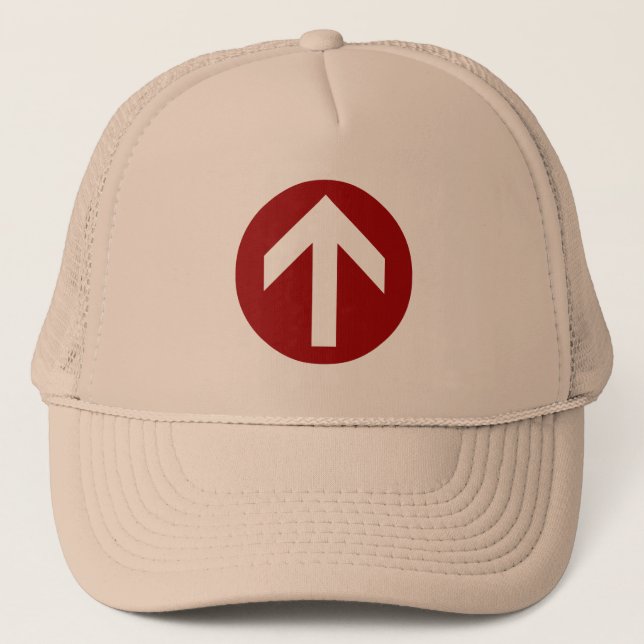 Arrow Disk Truckerkappe (Vorderseite)