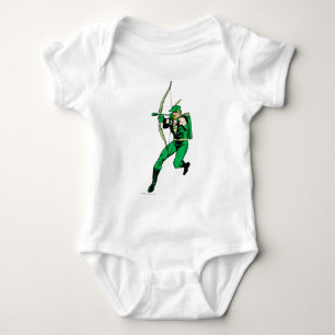 Arrow mit grüner Pfeil Baby Strampler