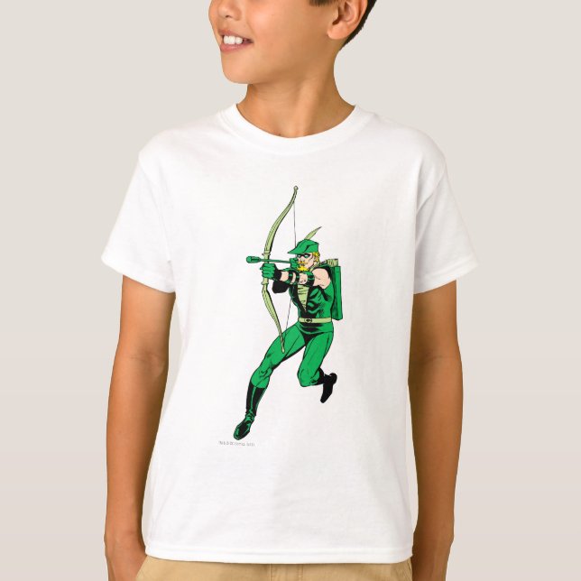 Arrow mit grüner Pfeil T-Shirt (Vorderseite)