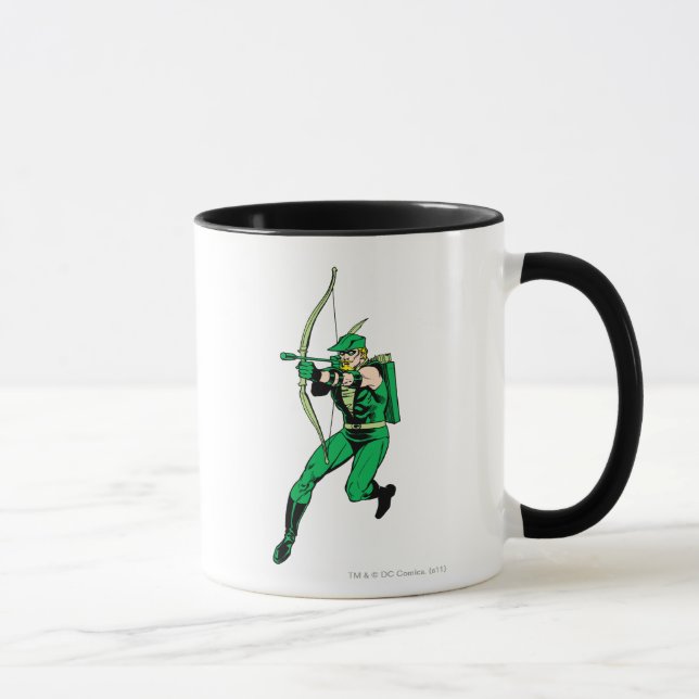 Arrow mit grüner Pfeil Tasse (Rechts)