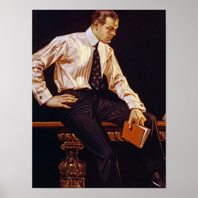 Arrow Shirt Collars, 1914 von J. C. Leyendecker Poster (Vorne)