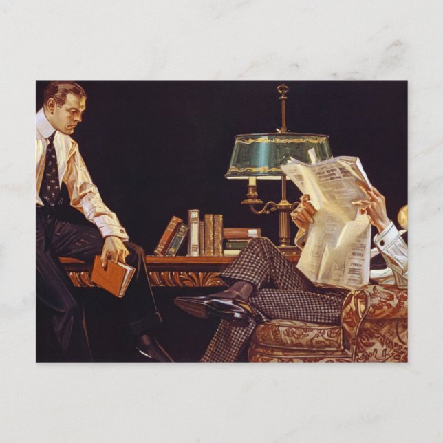 Arrow Shirt Collars, American Advertisement, 1914 Postkarte (Vorderseite)