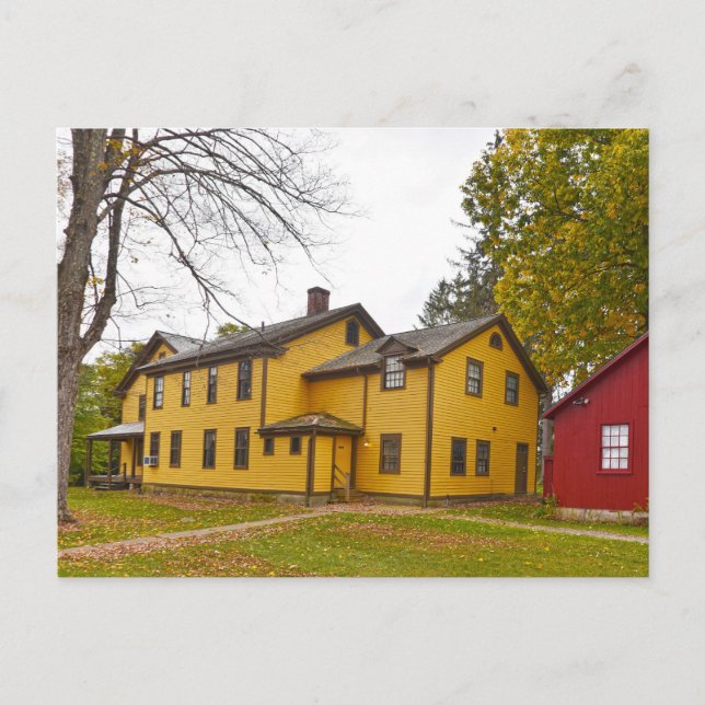 Arrowhead, Herman Melville's House, Pittsfield, MA Postkarte (Vorderseite)