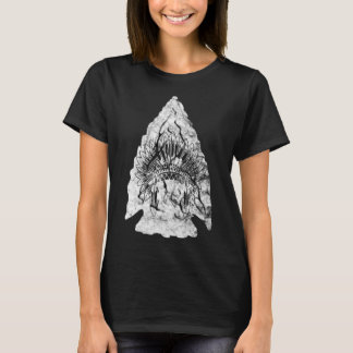 Arrowhead Hunter Indianerin für die Pfeiljagd T-Shirt