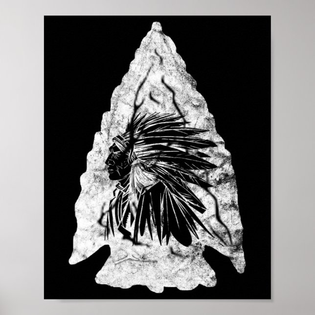 Arrowhead Hunter Indischer Chefjäger Poster (Vorne)