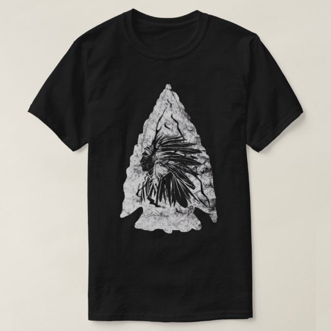 Arrowhead Hunter Indischer Chefjäger T-Shirt (Design vorne)