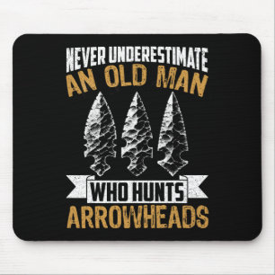Arrowhead Hunter Shirt Alter Mann Opa Arrowhead H Mousepad