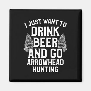 Arrowhead Hunting Collector Drink Beer Artifakte H Magnet