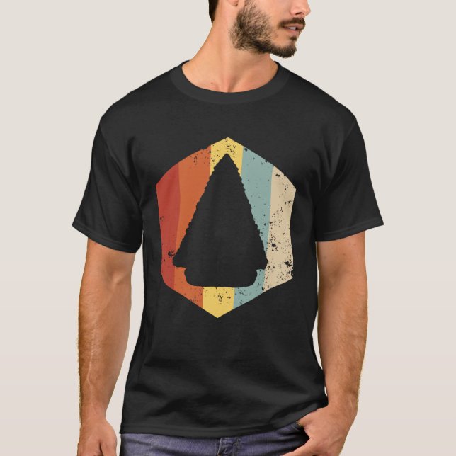 Arrowhead Hunting Collector Retro Hunt Hunter T-Shirt (Vorderseite)