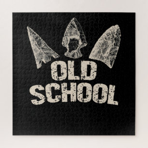 Arrowhead Jagd Alte Schule Bogenschießen Lover Ge Puzzle