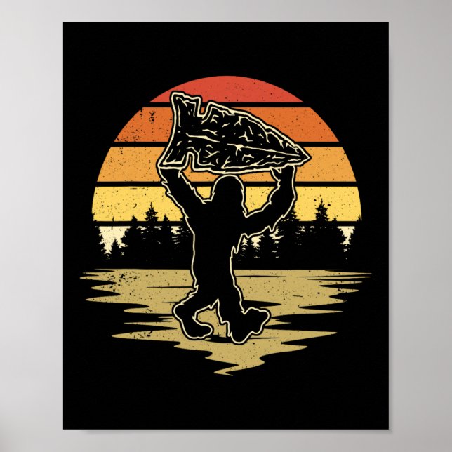 Arrowhead Junting Bigfoot Arrowhead Hunter Poster (Vorne)
